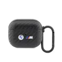AirPods 3. Nesil Kılıf, Karbon Fiber Tasarımlı Çift Metal Logolu - BMW