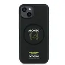 iPhone 14 MagSafe Uyumlu PU Deri Kılıf - Aston Martin Alonso