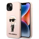 iPhone 14 Silikon Kılıf, Kabartmalı Karl Dizayn - Karl Lagerfeld