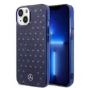 iPhone 14 Plus Şeffaf Kılıf, Mercedes Benz Yıldız Desenli - Mavi