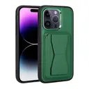 iPhone 14 Pro Kartlıklı ve Standlı PU Deri Kılıf - Zore Memo