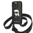 iPhone 14 Pro Boyun Askılı Karl Dizayn Kılıf - Karl Lagerfeld