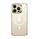 iPhone 14 Pro MagSafe Uyumlu Cam Yüzeyli Kılıf - Benks Electroplated