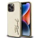 iPhone 14 Pro Max Tüylü Arka Yüzeyli Saffiano Kılıf - Karl Lagerfeld