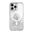 iPhone 14 Pro Max MagSafe Uyumlu Şeffaf Simli Kılıf - Switcheasy Starfield-M