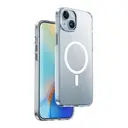 iPhone 15 MagSafe Uyumlu Şeffaf Kılıf, Renkli Kamera Çerçeveli - Wiwu ZYS-013