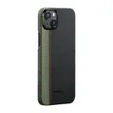 iPhone 15 Plus MagSafe Uyumlu Aramid Fiber Kılıf - Pitaka Tactile Woven Orchestra Overture