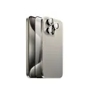 iPhone 15 Pro Temperli Cam Ekran ve Kamera Lens Koruyucu Set - Wiwu Wi-IP002