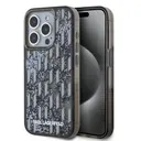 iPhone 15 Pro Simli KL Yazılı Monogram Gradient Kılıf - Karl Lagerfeld