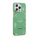 iPhone 15 Pro Max MagSafe Uyumlu Aramid Fiber Kılıf - Pitaka Ultra-Slim Classic Forest