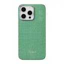 iPhone 15 Pro Max MagSafe Uyumlu Aramid Fiber Kılıf - Pitaka Ultra-Slim Classic Forest Green