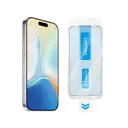 iPhone 16 Temperli Cam Ekran Koruyucu, Uygulama Aparatlı - CaseWorld Applicator