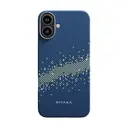 iPhone 16 MagSafe Uyumlu Aramid Fiber Kılıf - Pitaka Tactile Woven Starpeak