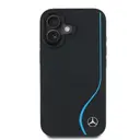 iPhone 16 MagSafe Uyumlu Deri Kılıf - Mercedes Benz 3D Metal Logo