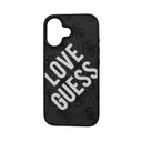 iPhone 16 Kılıf Guess Big Love Lisanslı Kapak - Siyah