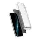 iPhone 16 Pro Gizlilik Cam Ekran Koruyucu - Benks OmniWarrior Privacy