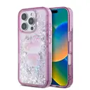 iPhone 16 Pro Uyumlu Hello Kitty Lisanslı Simli Kılıf - 50. Yıl