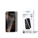 iPhone 16 Pro Gizlilik Filtreli Temperli Cam Ekran Koruyucu - Go Des Borderless