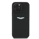 iPhone 16 Pro Aston Martin Lisanslı Victory PU Deri Kılıf, Metal Logolu