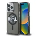 iPhone 16 Pro Kılıf, Simli Karl & Choupette Logolu - Karl Lagerfeld
