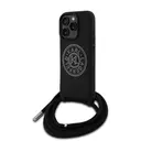 iPhone 16 Pro Max Askı İpli Taşlı Kılıf - Karl Lagerfeld Crossbody Cord