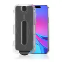 iPhone 16 Pro Max Hayalet Cam Ekran Koruyucu, Uygulama Aparatlı - Zore 5D Magic Privacy Glass