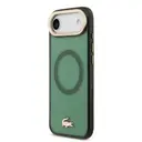 iPhone 17 Air MagSafe Uyumlu Buzlu Kılıf - Lacoste Gold Timsah Logolu