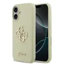 iPhone 17 Kabartmalı Guess Logolu Grained Kılıf - Guess