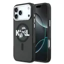 iPhone 17 Pro Max Kılıf Parlayan Simli Karl & Choupette Sketch Logo - Karl Lagerfeld