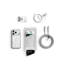 iPhone 18 Pro Max MagSafe Uyumlu Şeffaf Kılıf ve 5'i 1 Arada Aksesuar Seti - Amazingthing Minimal