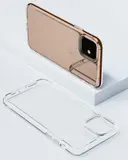 iPhone 11 Şeffaf Cam Arka Kapaklı Kılıf - Benks Magic Crystal Clear Glass