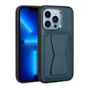 iPhone 12 Pro Max Kartlıklı ve Standlı Pu Deri Kılıf - Zore Memo