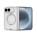 iPhone Duo MagSafe Uyumlu Şeffaf Standlı Kılıf - Youngkit Clear