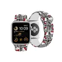 Apple Watch 41 mm Hello Kitty Lisanslı Silikon Kordon - Siyah