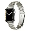 Apple Watch 45 mm Uyumlu Metal Saat Kordonu - Zore KRD-93