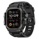 Apple Watch Ultra 49 mm Kasa Koruyuculu Silikon Kordon - Mohseven Punk Fortress