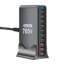 Go Des GD-B963 GaN 10 Portlu Masaüstü Şarj İstasyonu, 765W