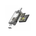 Go Des GD-DK006 Type-C ve USB-A Çıkışlı 4'ü 1 Arada OTG Hafıza Kart Okuyucu
