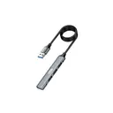 Go Des GD-UC701S 4 Portlu USB Hub, USB-A Girişli Alüminyum Gövde