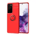 Galaxy S21 Ultra Yüzüklü Silikon Kılıf - Zore Ravel