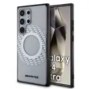 Galaxy S24 Ultra MagSafe Uyumlu Şeffaf Kılıf - AMG Eşkenar Dörtgen Desenli