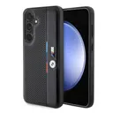 Galaxy S24 BMW Lisanslı M Logolu Üç Renk Çizgili Delikli Kılıf - Detail Line