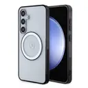 Galaxy S24 MagSafe Uyumlu Şeffaf Kılıf - Mercedes Benz Black Ring
