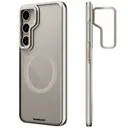 Galaxy S24 Plus MagSafe Uyumlu Şeffaf Kılıf - Youngkit Crystal Grid