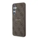 Galaxy S24 Plus MagSafe Uyumlu PU Kılıf - Guess 4G Logolu Halkalı