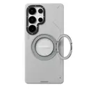 Galaxy S25 Ultra MagSafe Uyumlu 360° Standlı Mat Deri Kılıf - Youngkit Tech Leather