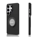 Galaxy S26 Ultra MagSafe Uyumlu 360° Standlı Mat Deri Kılıf - Youngkit Tech Leather