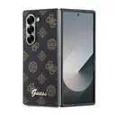 Galaxy Z Fold 6 Kılıf Guess Lisanslı Peony Script Kapak - Siyah