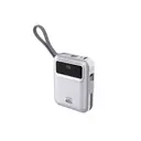 Lenyes C04-A 20000mAh 45W Powerbank, Type-C ve Lightning Kablolu