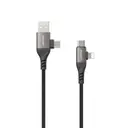 Lenyes LC501 4'ü 1 Arada 60W Şarj ve Data Kablosu, 1 m